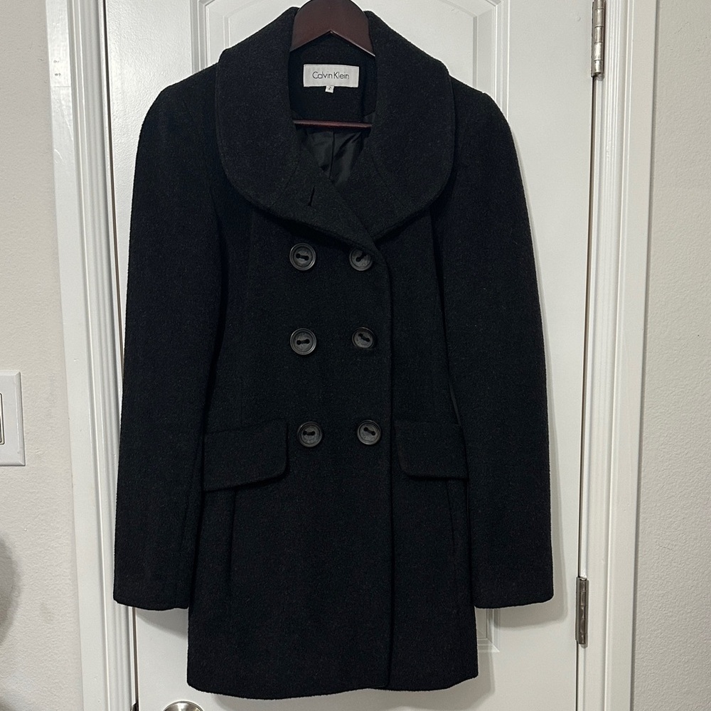 Calvin Klein Women's Classic Black Peacoat